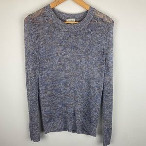 Aritzia Babaton Linen & Silk Split Back Sweater L